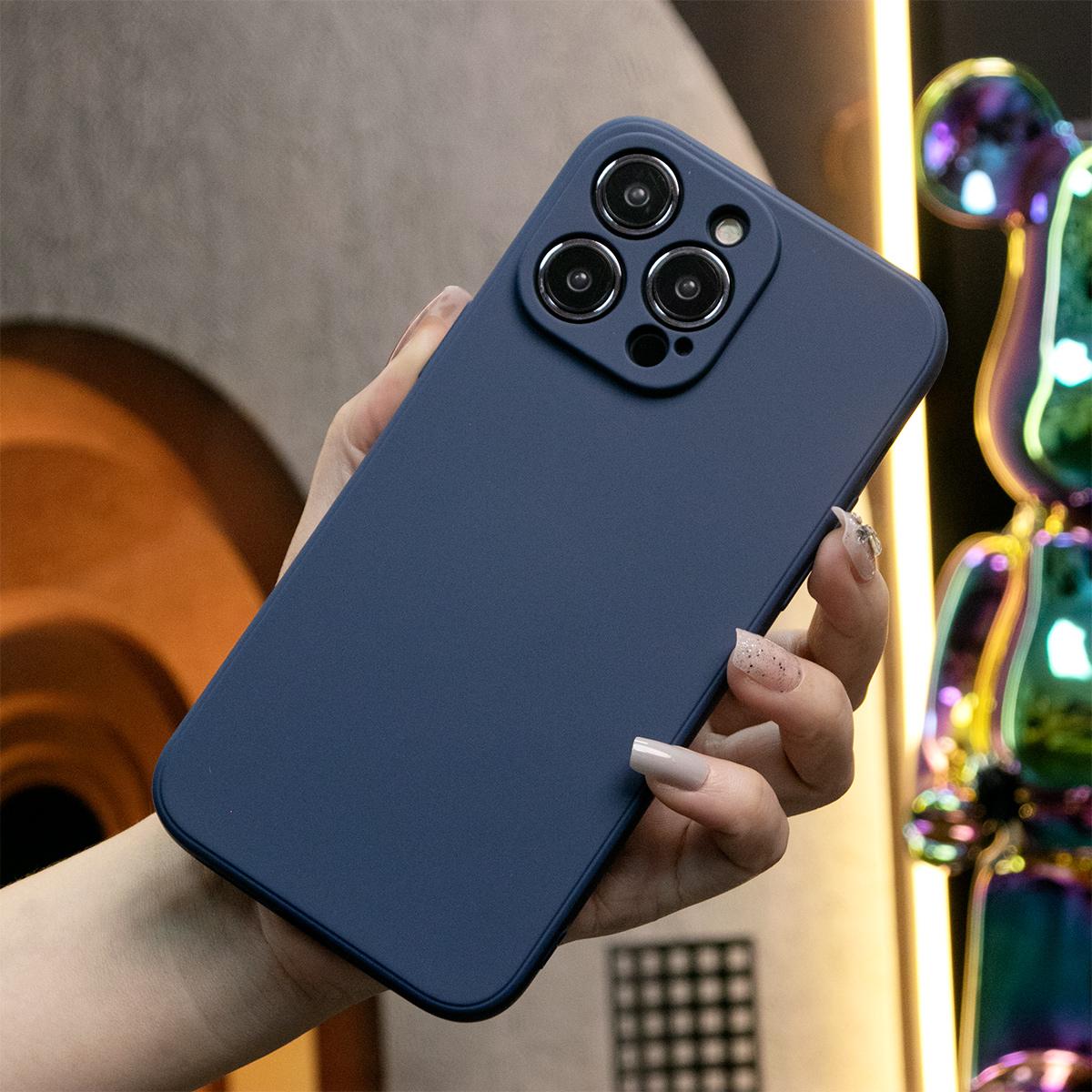 Square Liquid Silicone Matte Shockproof Phone Case For iPhone 16 15 14 13 12 11 XR XSMax X/XS Camera Protect Soft Cover