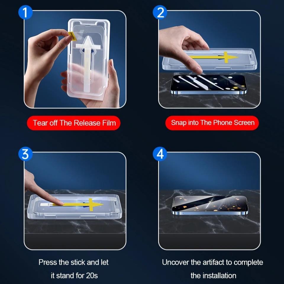 1pc / 2pcs Privacy Tempered Glass For Samsung S25Ultra S25+ S25 S24Ultra S24FE S24 S23 S22 S21 A15 A25 A35 A53 A54 A55 A05 A06 Anti Glare Peep Easy Auto Installer Screen Protector