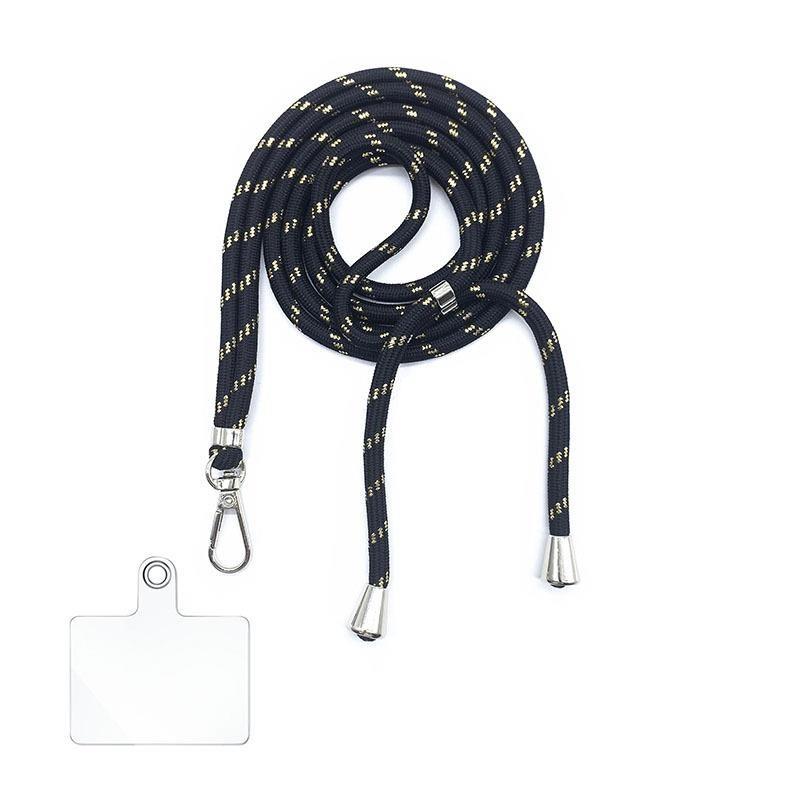 6MM Colorful Adjustable Crossbody Phone Lanyard Strap Mobile Phone Hanging Rope Detachable Rotatable Clasp Phone Neck Straps Anti-lost Lanyards for Telephone Jewelry