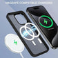 Retro Matte Transparent Magnetic Wireless Charging Compatible Case for iPhone 16ProMax 16 15 14 13 12 Pro Max - Shockproof PC Acrylic Hard Phone Cover