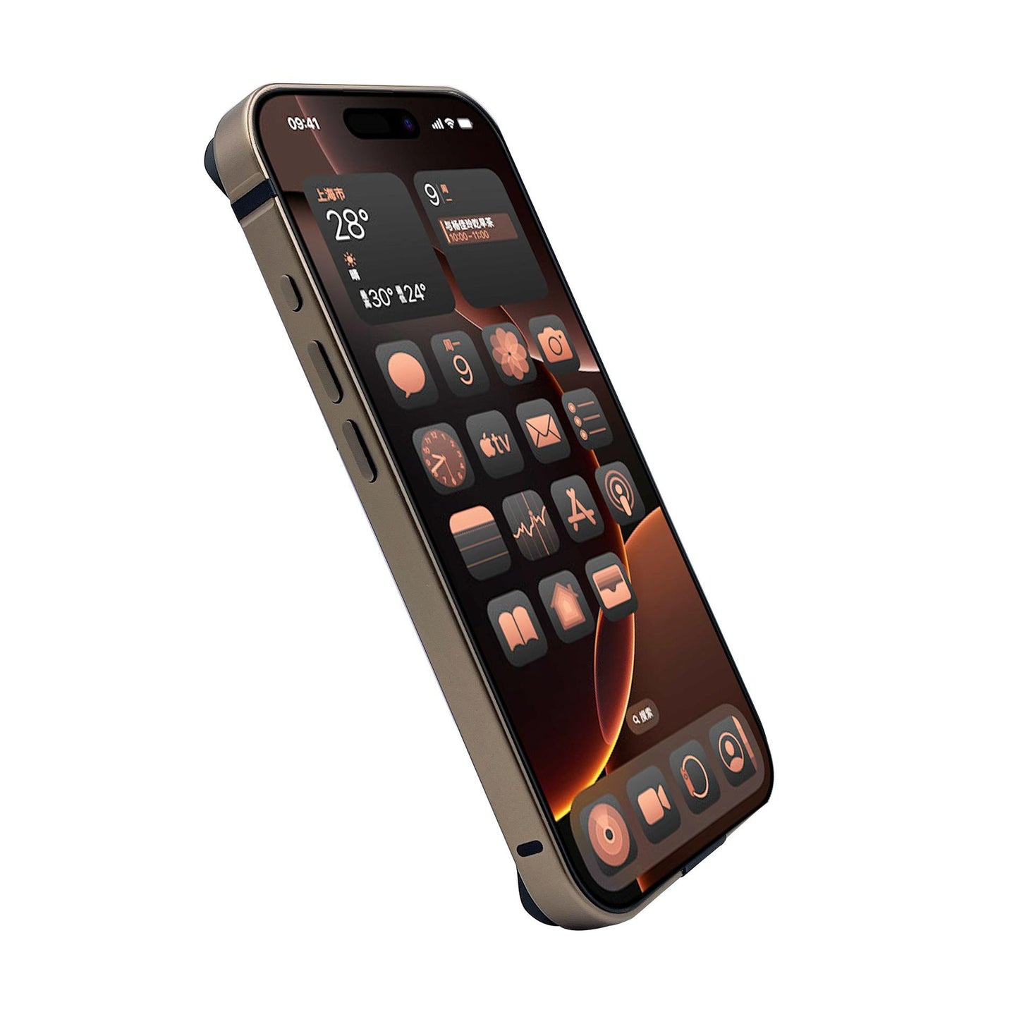 Ultra-Thin Full Metal Border TPU Anti-collision Angle Phone Case For iPhone 16ProMax 15 14 13 12 11 XR X/XS XSMax Hand Feel Friendly Hard Full Cover