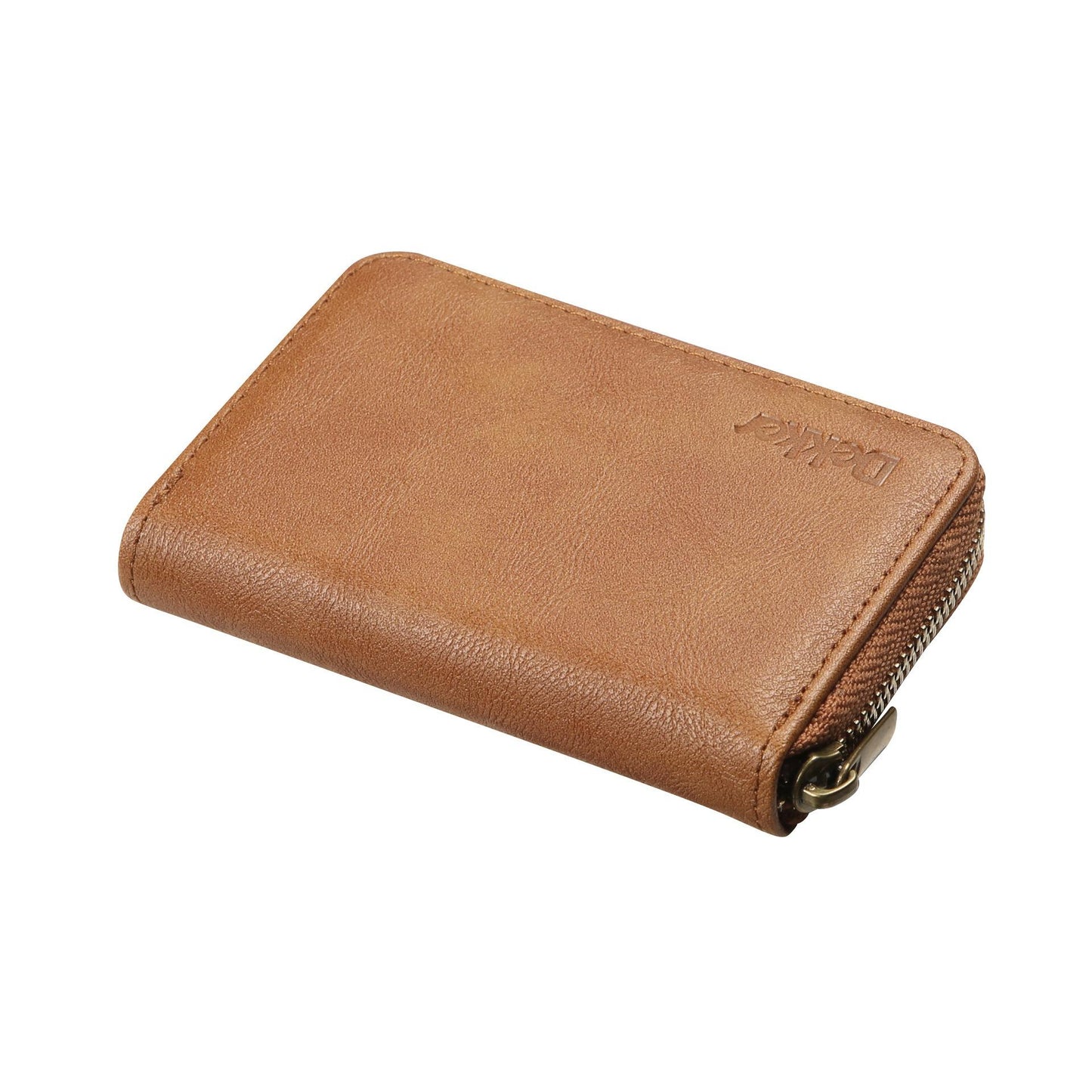 Multi-function Leather Zipper Card Case Strong Magnetic Wallet Card Holder Card Bag Case for Magsafe for iPhone 16 15 14 13 12 Pro Max Stand Cover for Samsung S25 S24 S23 Smart Phone Accessories