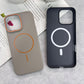 Matte Magnetic Two-tone Slim PC Phone Case For iPhone 16ProMax 15 14 13 12 11 X/XS XSMax Skin Feel Bumper Shockproof Hard Full Cover