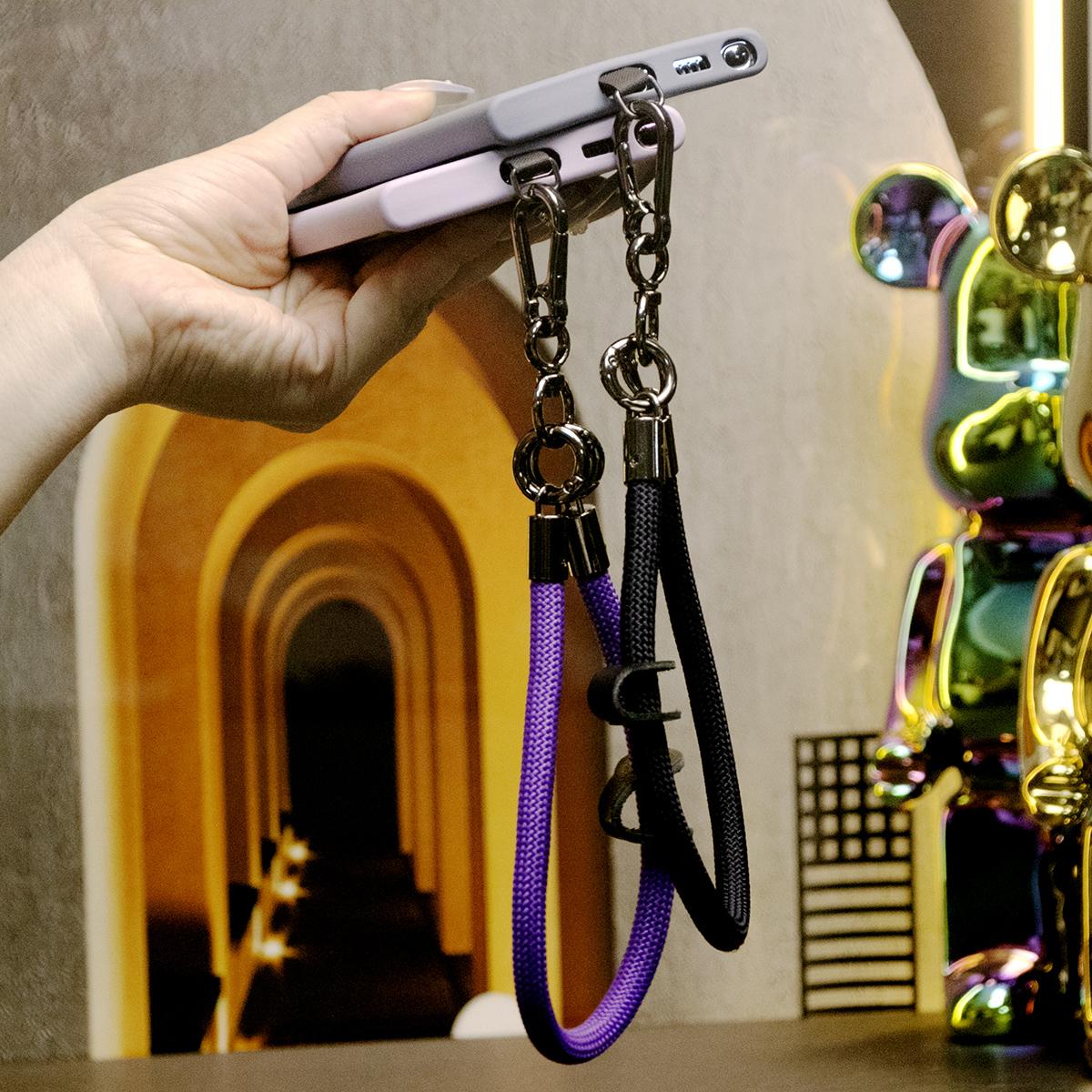 Strong Magnetic Case With Multifunctional Climbing Rope For Samsung S25Ultra S24FE S25 S24 A15 A35 A55 S22 S23, Soft Liquid Silicone Shockproof Phone Case With Microfiber Lining