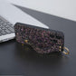 For iPhone 16ProMax 16 15 14 13 12 11 Case With Wristband, Luxury Glitter Durable Faux Leather Kickstand Shockproof Phone Case