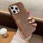 Luxury Rhinestone Glitter Plating Slim PC Phone Case For Samsung S25Ultra S24Ultra S23Ultra Hard Full Cover