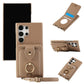 Crossbody Mirror Wallet with Card Holder Phone Case for Samsung Galaxy S22 Ultra Plus A13 A14 A15 A22 A24 A25 A33 A34 A35 A53 A54 A55 Back Cover