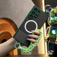Luxury Matte Clear Support Magnetic With Woven Wristband For Samsung S25 S24 S23 S22 S21 Note20 A16 A15 A25 A35 A55