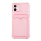 Transparent Card Slot TPU Four Corner Shockproof Phone Case For Samsung S25 S24 S23 S22 S21 Note20 A16 A15 A25 A35 A55 A06 Airbag Anti-Drop Clear Soft Full Cover