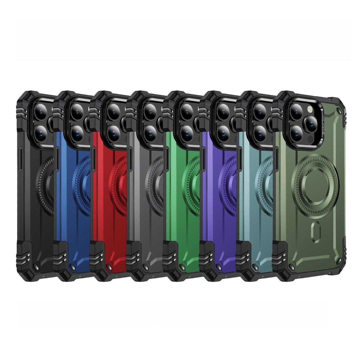 Anti-Dust Four Corner Anti-Fall Heavy Duty Protection Shockproof Strong Magnetic Phone Case With Camera Kickstand for iPhone 16ProMax 16 15 14 13 12 11 XR Hard Full Cover