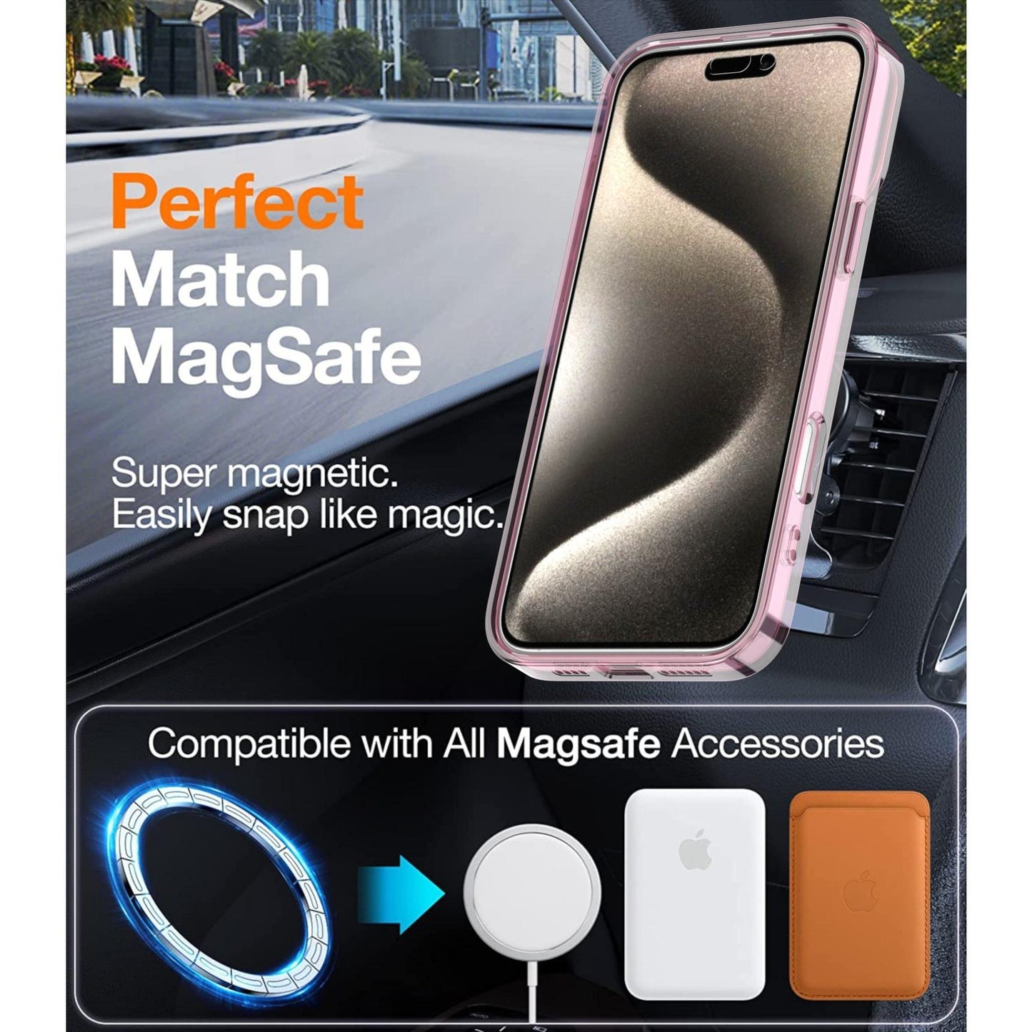 Slim Laser Gradient Chameleon Strong Magnetic For Magsafe Wireless Charging Phone Case For iPhone 16 15 14 13 12 11 Pro Max Plus Metal Frame TPU Acrylic Shockproof Hard Full Cover