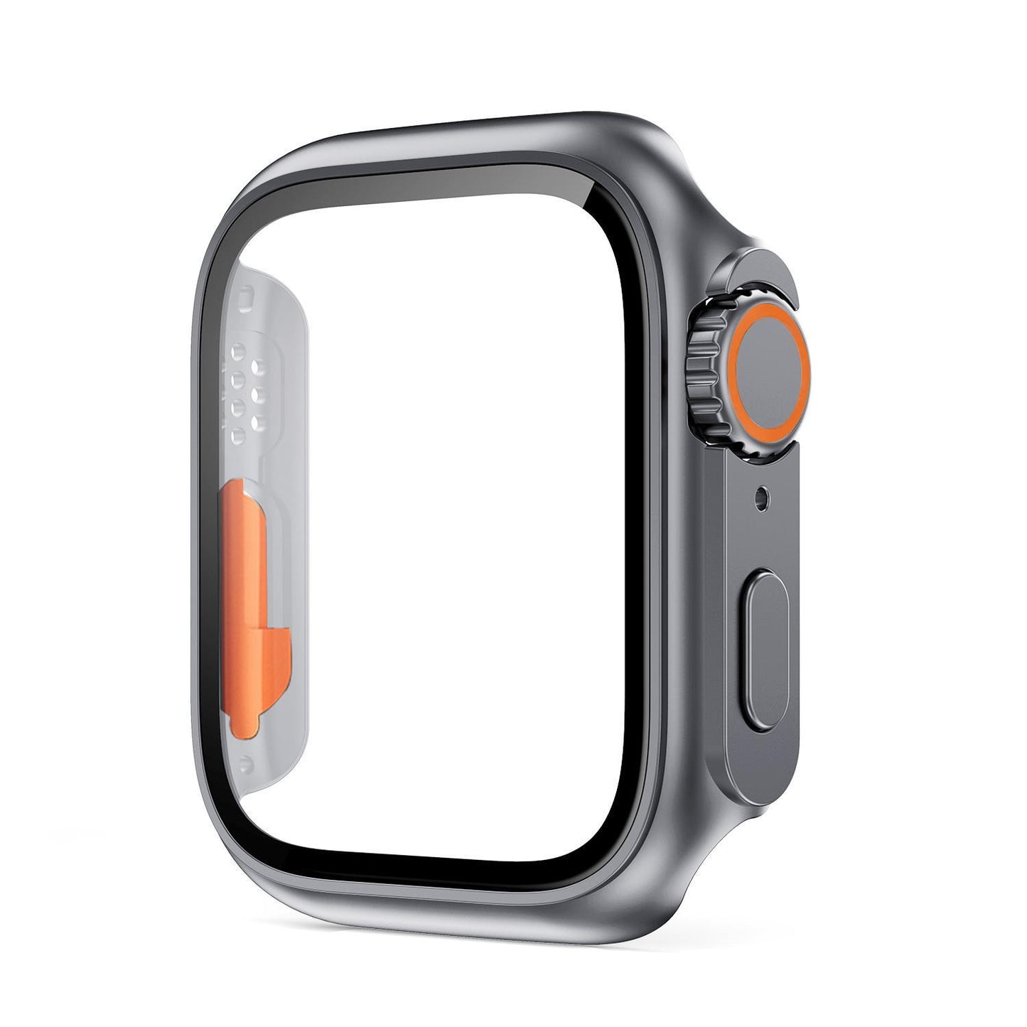 PC Firm Cover for Apple Watch Case 45mm 41mm 44mm 40mm 42mm 38mm Glass Appearance Upgrade ultra iWatch Series 9 8 7 SE SE2 6 5 4