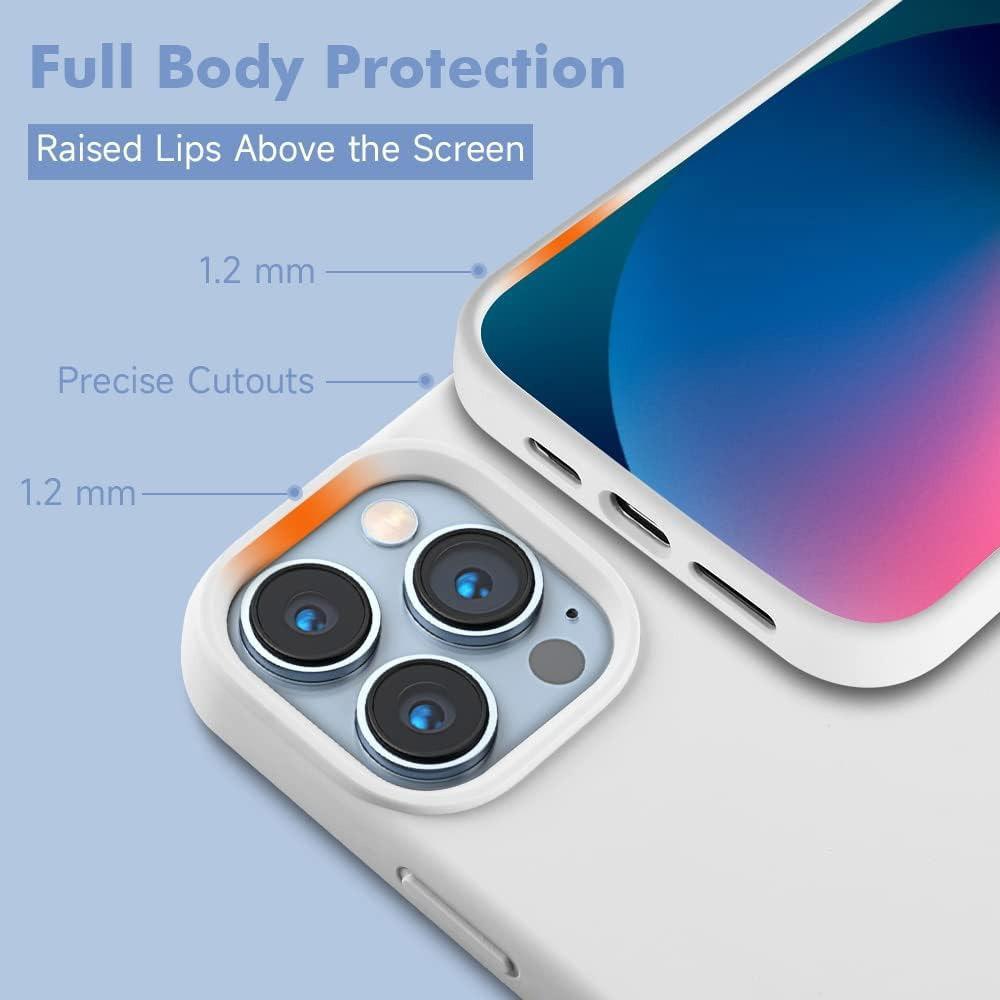Strong Magnetic Liquid Silicone Antislip Phone Case for iPhone 16 15 14 13 12 Pro Max for MagSafe, Skin-friendly Shockproof Full Cover with Microfiber Lining