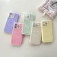 Luxury Lovely Liquid Silicone Strong Magnetic Jelly style Precision Len Protection Phone Case For iPhone 16ProMax 15 14 13 12 11, Soft Skin Feel Shockproof Soft Cover With Microfiber Lining
