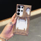 For Samsung S25Ultra S25+ S25 S24Ultra S24+ S24, Fancy Shape Cool Skull Matte Plating Hollow Heat Dissipation Case Cooling Soft Back Cover