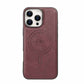 For iPhone 16ProMax 16 15 14 13 12 Leather Phone Case with Strong Magnetic, Anti-Fall for Magsafe Shockproof Business Hard Full Cover