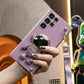 Astronaut Holder Crossbody Lanyard Phone Case For Samsung S25 S24 S23 S22 S21 Note20 Soft TPU Back Cover