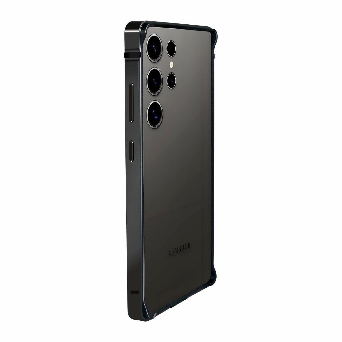 Ultra-Thin Full Metal Border TPU Anti-collision Angle Phone Case For Samsung S25Ultra Hand Feel Friendly Hard Full Cover