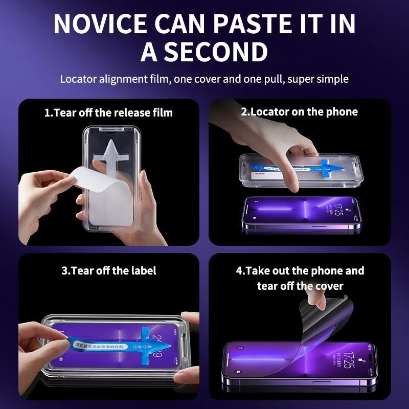 8K HD Privacy Install Tool Tempered Glass For Motorola MOTO G55 G54 G53 G84 G64 G35 G45 Screen Protector With Alignment Mounting Cover