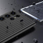 Corrugated Patter Matte Clear Ultra-thin Light Hard Slim Polycarbonate Transparent Phone Case for Samsung S25Ultra S25 S24 S23 Full Cover