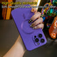 For iPhone 16 15 14 13 Pro Max Phone Case, Metallic Glossy TPU Magnetic Built-in Camera Protector Plating Support Wireless Charging Slim Soft Full Cover