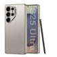Business Lens Protector Plain Leather Phone Case for Samsung S25 S24 S23 Ultra Anti-Drop Full Cover Phone Case