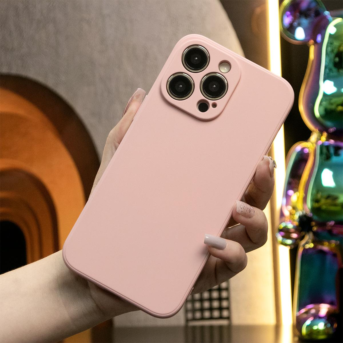 Square Liquid Silicone Matte Shockproof Phone Case For iPhone 16 15 14 13 12 11 XR XSMax X/XS Camera Protect Soft Cover