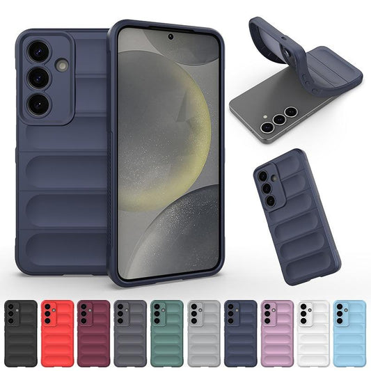 Matte Silicone Heavy Duty Protection Phone Case For Samsung A56 A55 A54 A53 A34 A35 A36 A24 A25 A26 A14 A15 A16 A06 Skin Feel Bumper Shockproof Soft Full Cover