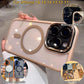 Crystal High Definition Clear Magnetic Phone Case For iPhone 16ProMax 16 15 14 13 12 11 Pro Max Plus Transparent HD Metal Len Protection Hardware Hard Full Cover