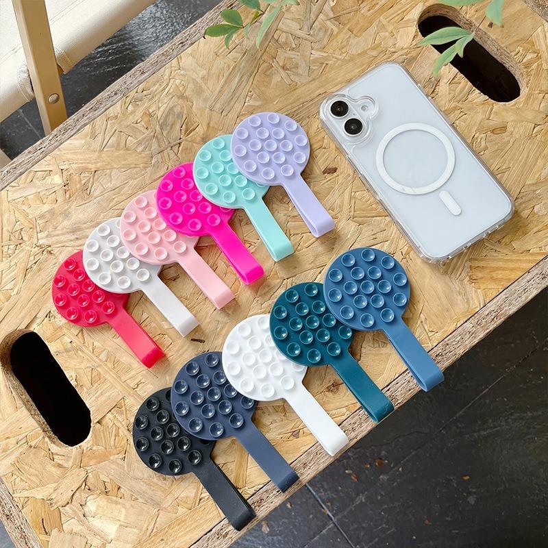 Multi-function Silicone Holder Strong Magnetic Wall Bracket Case for Magsafe for iPhone 16 15 14 13 12 Pro Max for Samsung S25 S24 S23 Smart Phone Magnetic Case Stand Cover