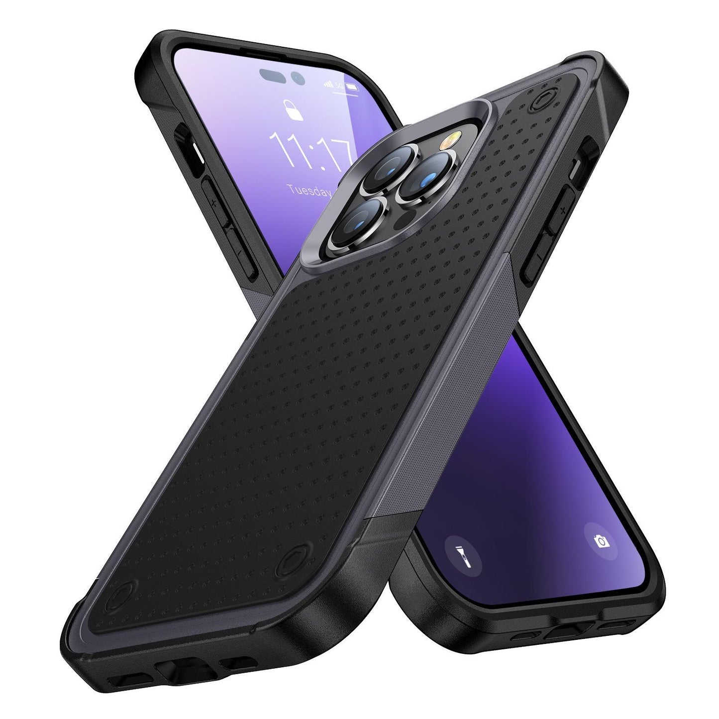 Anti-Dust Fall Heavy Duty Protection Shockproof Phone Case for iPhone 16ProMax 16 15 14 13 12 11 Hard Full Cover
