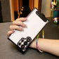 Electroplated Four Corners Anti-fall Transparent Hard PC Phone Case With Rhinestone Wristband For Samsung A55 A54 A53 A35 A34 A25 A15 , Full Cover with Camera Protector