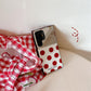 For Samsung S25Ultra S25 S24 S23 S22 S21 Phone Case, Luxury Glitter Mirror Wave Point Smile Plating Acrylic, Camera Protection Hard Full Cover