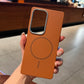 Plain Skin Grain Matte Slim Shockproof TPU For Magsafe Fine Ring Magnetic Phone Case For Samsung S25Ultra S25 S24 S23 S22 Max Len Protection Soft Full Cover