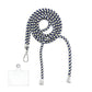 6MM Colorful Adjustable Crossbody Phone Lanyard Strap Mobile Phone Hanging Rope Detachable Rotatable Clasp Phone Neck Straps Anti-lost Lanyards for Telephone Jewelry