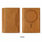 Multi-function Leather Card Case Strong Magnetic Wallet Kickstand Card Holder Card Bag Case for Magsafe IPhone 16 15 14 13 12 Pro Max Stand Cover for Samsung S23 S24 Magnetic Phone Case Accessories