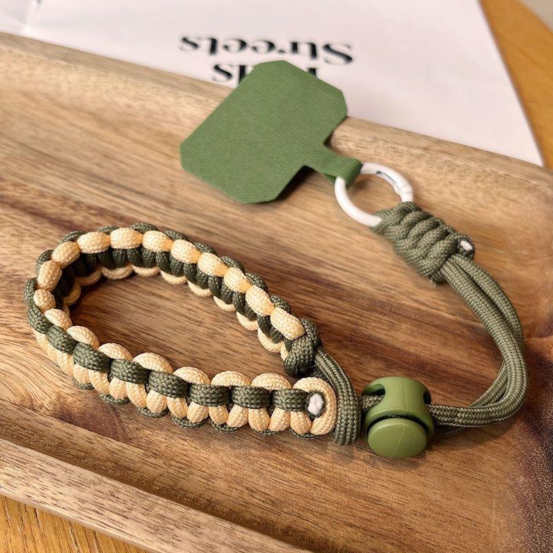 Mobile Phone Lanyard Short Wrist with Adjustable Woven Strap Fashion Outdoor Sports Anti Loss Phone Accessories