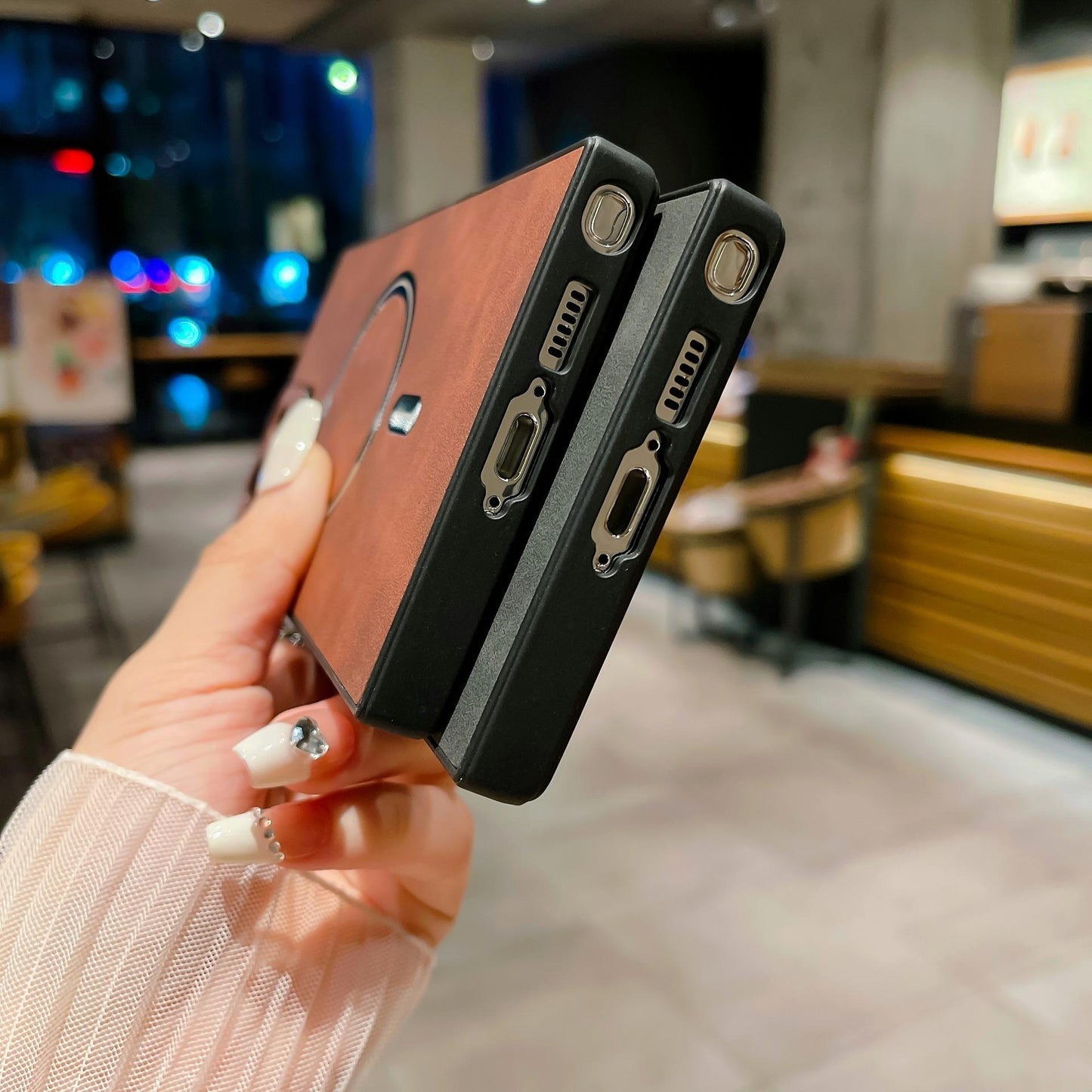 For Samsung S25Ultra S25Edge S24 S23 S22 S21 Note20 Case, Matte Suede Leather Magnetic Shockproof Anti-Slip Hard Phone Case