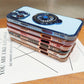 Plating Love Heart TPU Phone Case with Metal Magnetic Gyro Rotating Kickstand For iPhone 16ProMax 15 14 13 12 Shockproof Support Wireless Charging Soft Full Cover
