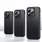 Carbon Fiber Pattern Slim PC Business Men Strong Magnetic Phone Case For iPhone 16ProMax 15 14 13 12 Skin Feel Bumper Shockproof Hard Full Cover