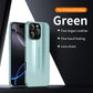Premium PC Leather Two-tone Len Protector Shockproof Phone Case For iPhone 16ProMax 15 14 13 12 Hard Full Cover