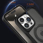 Slim PC Strong Magnetic Phone Case with 360 Rotating Metal Kickstand For iPhone 16ProMax 15 14 13 12 11 Skin Feel Bumper Shockproof Hard Full Cover