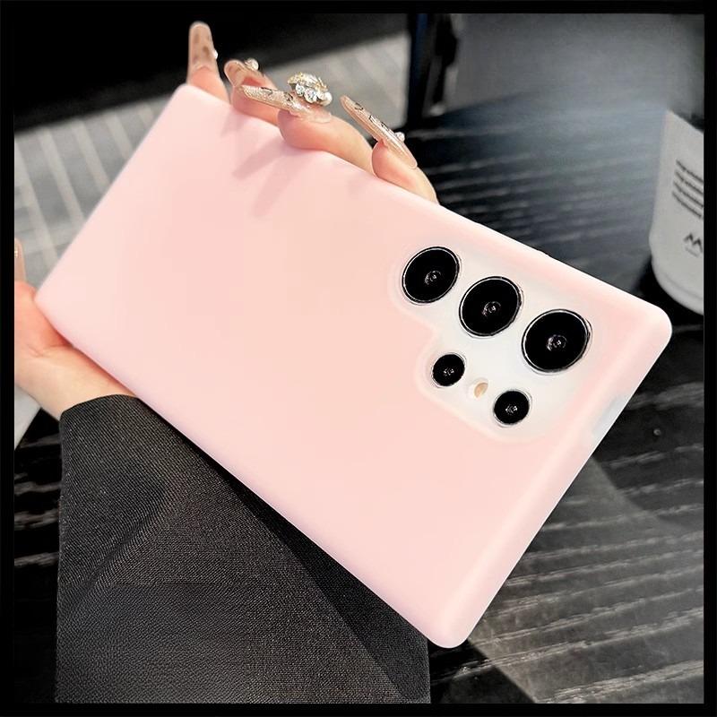 Luxury Lovely Liquid Silicone Jelly style Precision Len Protection Phone Case For Samsung S25Ultra S24FE S25 S24 S23, Soft Skin Feel Silicone Shockproof Soft Cover With Microfiber Lining