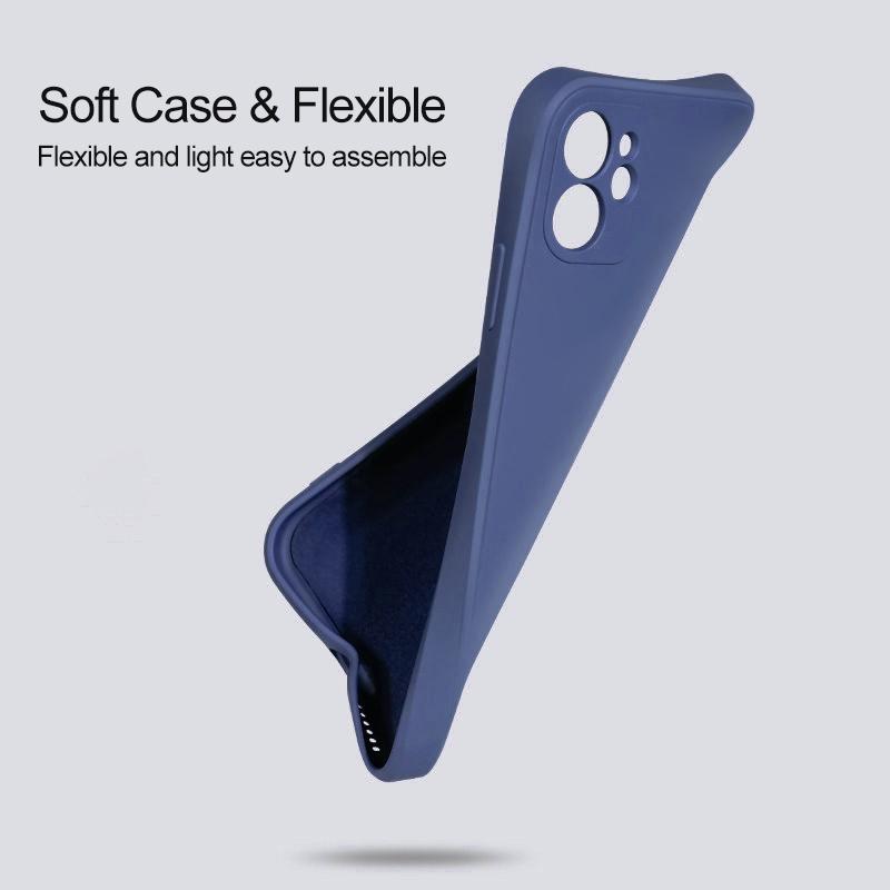 Square Liquid Silicone Matte Shockproof Phone Case For Samsung S25 S24 S23 Camera Protect Soft Cover