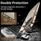 360 Full Protection Metal Magnetic Double Sided Phone Case For iPhone 16 15 14 13 12 Pro Max Plus For Magsafe Case Glass Magnetic Ring For Wireless Charging Snap Lock Full Cover