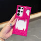 For Samsung S25Ultra S25+ S25 S24Ultra S24+ S24, Fancy Shape Cool Skull Matte Plating Hollow Heat Dissipation Case Cooling Soft Back Cover