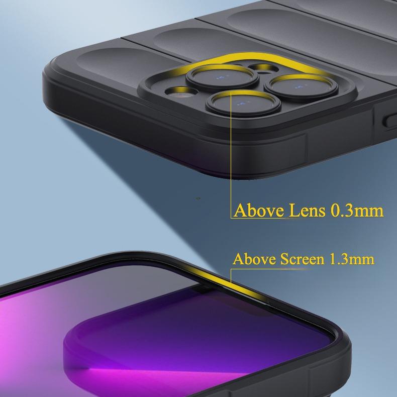 Matte Silicone Heavy Duty Protection Phone Case For iPhone 16ProMax 15 14 13 Skin Feel Bumper Shockproof Soft Full Cover