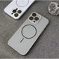AG Glass Plating Fine Ring Strong Magnetic Phone Case With Len Protector For iPhone 16ProMax 15 14 13 12 11, Phone Handfeel Hard Full Cover