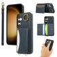 For Samsung S25Ultra S24 S23 S22 A16 A15 A35 A55 Leather Phone Case with Double Folding Wallet Wristband, Anti-Fall Card Slot Kickstand Shockproof Business Hard Full Cover