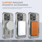 Anti-Dust Anti-Fall Heavy Duty Protection Shockproof Magnetic Phone Case Kickstand With Long Wristband for iPhone 16ProMax 16 15 14 13 12 11 Lanyard Bumper Matte Hard Cover